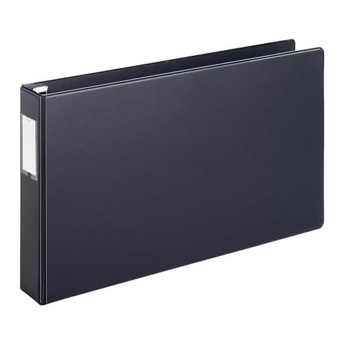 Cardinal Premier Easy Open 11" x 17", Locking Slant-D Ring Binder, 2", Black (12132) - size: 2-Inch
