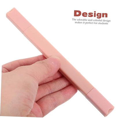 OSALADI Dual-Tip Highlighter Markers 6-Piece Aesthetic Pen Set Chisel and Fine Tip for Note Marking Study and Journaling Supplies