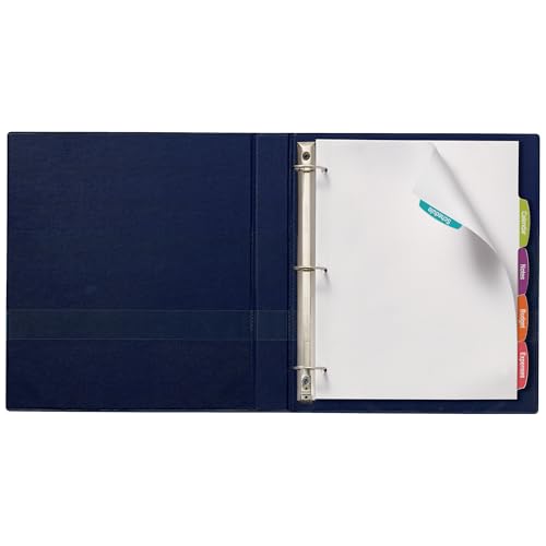 Avery Big Tab Printable White Label Dividers for 3 Ring Binders, 5 Tabs per Set, White, Great for Office Supplies, School Supplies, Organizing, and More (20 Sets of 14434) - size: One Size, style: 20 Sets