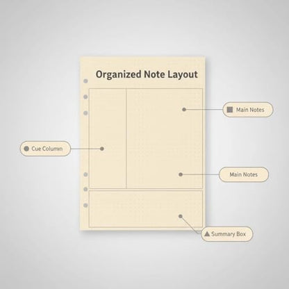 A5 Binder Refill Paper, 6-Hole Dot Grid, 160 Sheets No Bleed | 160 Sheets/320 Pages, Dot Grid Ruled Paper, Thick No Bleed Through, A5 6-Ring Binder Planner Refill Inserts - style: Dotted Paper