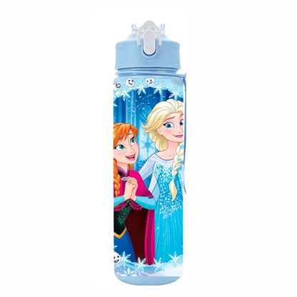 Cartoon Huntrix Water Bottle for Girls, 25oz Leak Proof with Straw Lid, Gifts for Girls (Frozen) - color: Frozen