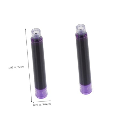 50pcs Erasable Ink Refills for Fountain Pens Absorbent Cartridges for Students and Office Use Easy Ink Filling for Smooth Writing