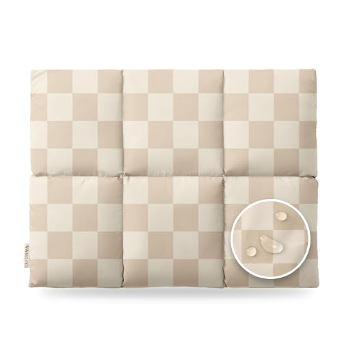 Vandel Puffy Laptop Sleeve 13 inch - 14 inch Waterproof Laptop Sleeve Case, Compatible with 13 inch MacBook Air/Pro 13 / MacBook Pro 14, iPad Pro 12.9, 13.3 in HP Dell, Air Case, Computer Bag Cover - color: u. Grid Neutral Checker