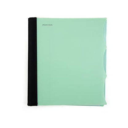 Mintra Office Durable PREMIUM Spiral Notebook (Sage Green, 3 Subject (8.5in x 11in)) - color: Sage Green, size: 3 Subject (8.5in x 11in)