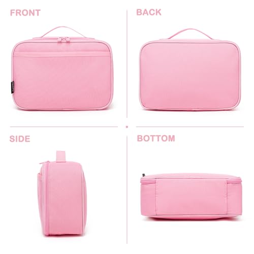 FlowFly Kids Lunch box Insulated Soft Bag Mini Cooler Back to School Thermal Meal Tote Kit for Girls, Boys, Pink - color: Pink Camo