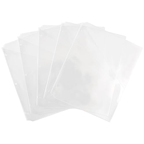 Avery Binder Pockets for 3 Ring Binders, Clear, 8.5" x 11", Acid-Free and Archival-Safe, 15 Binder Folders Total (3-Pack of 75296) - size: 3 packs, style: 3 Pack