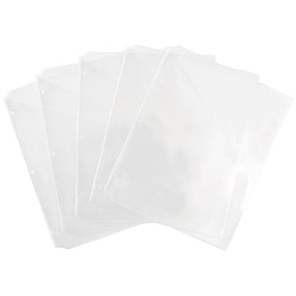 Avery Binder Pockets for 3 Ring Binders, Clear, 8.5" x 11", Acid-Free and Archival-Safe, 15 Binder Folders Total (3-Pack of 75296) - size: 3 packs, style: 3 Pack