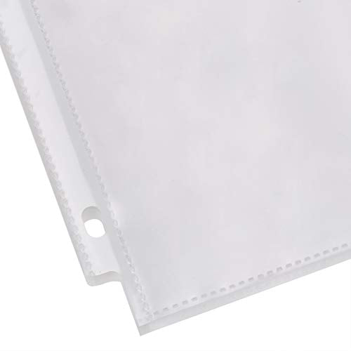 Amazon Basics Heavy Duty Sheet Protectors for 3 Ring Binder, Top Loading, 8.5 x 11 inch Letter Size, Clear, 100-Pack - size: 100 Pack, style: Clear Finish