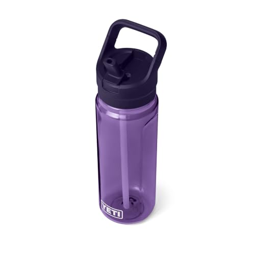 YETI Yonder 750 ml/25 oz Water Bottle with Yonder Straw Cap, Pace Purple - color: Pace Purple, size: 25 Ounces
