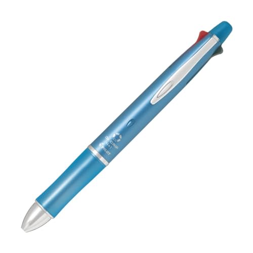 Pilot Mult Function Pen Dr. Grip 4+1, 0.5mm Acro Ink Ballpoint Pen, 0.5mm Mechanical Pencil, Ice Blue (BKHDF1SEF-IL) - color: Ice Blue