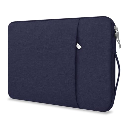 13 Inch Laptop Sleeve Case for MacBook Air 13.6" & MacBook Pro 13.3" | with Handle, WaterProof, with Accessory Pocket, Scratch-resistant, Soft Velvet Lining, for Travel,Home,Office(Indigo) - color: Deep Blue