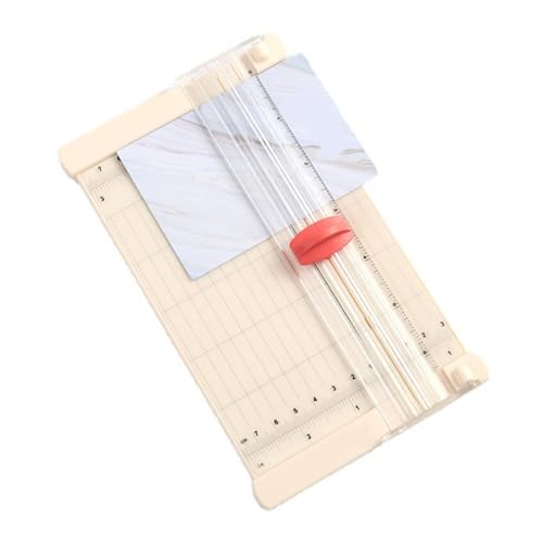 Paper Trimmer, Portable Paper Cutter with Clear Scale for Home, School, Photo Studio, Scrapbooking Craft, Label, Cardstock, Cards