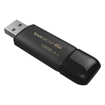 TEAMGROUP C175 256GB 5 Pack USB 3.2 Gen 1 (USB 3.1/3.0) Read 100MB/s Flash Thumb Drive, External Data Storage Memory Stick Compatible with Computer/Laptop Matte Black TC1753256GB21 - size: 256GB (5-Pack)
