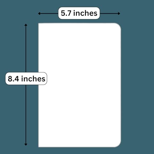 RICCO BELLO Wide Ruled Hardcover Diary Journal, Space Rocket | Bookmark, Band Closure, Storage Pocket, 5.7 x 8.4 Inches, 192 Pages - color: Space Rocket