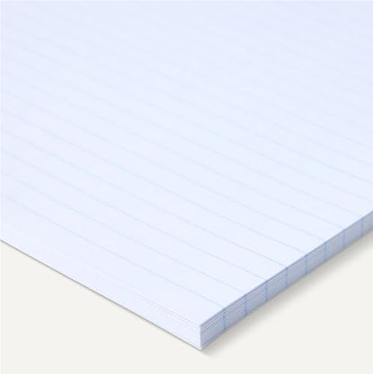 Amazon Basics College Ruled Loose Leaf Paper, 11" x 8.5", 150 Sheets, White, No Binding, 1-Pack