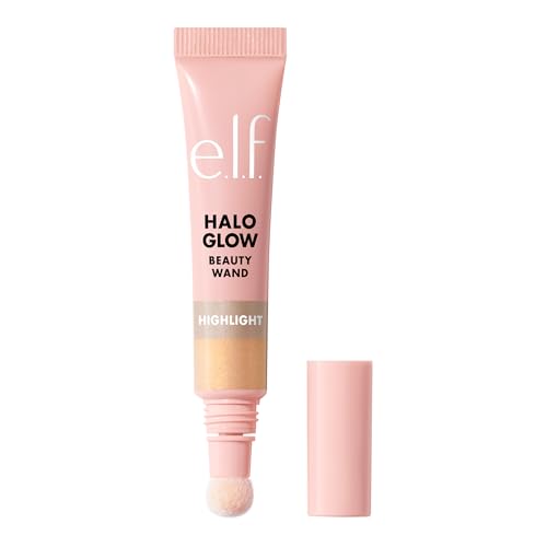 e.l.f. Halo Glow Highlight Beauty Wand, Liquid Highlighter Wand For Luminous, Glowing Skin, Buildable Formula, Vegan & Cruelty-free, Holographic Honey - color: Holographic Honey