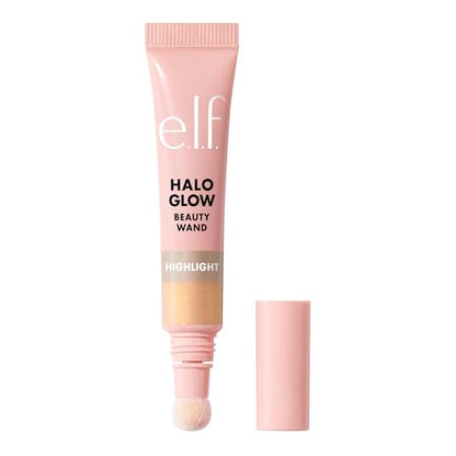 e.l.f. Halo Glow Highlight Beauty Wand, Liquid Highlighter Wand For Luminous, Glowing Skin, Buildable Formula, Vegan & Cruelty-free, Holographic Honey - color: Holographic Honey
