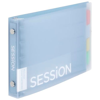 Maruman FM310A-52A Loose Leaf Binder Session Mini Size, 5 Holes, Sora IRO - color: Blue (Light), size: ミニ