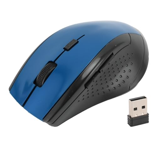 2.4G Mouse, Compact Laptop Mouse for Computer (Blue) - color: Blue