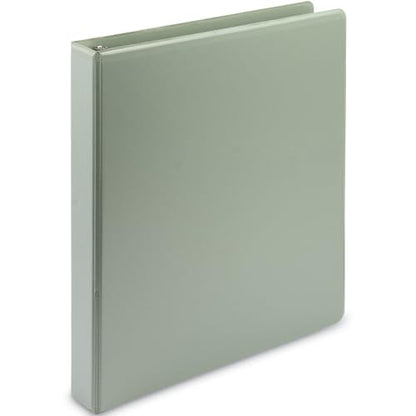 Samsill Plant Based Durable D-Ring Binders – 0.5 Inch 3 Ring Binder with 125 Sheet Capacity, Eco Friendly School and Office Supplies (Single, Sage) - color: Sage Green, size: 0.5-Inch, style: Single