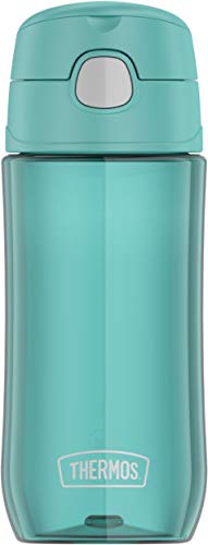 THERMOS FUNTAINER 16 Ounce Plastic Hydration Bottle with Spout, Aqua - color: Aqua
