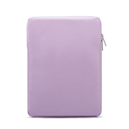 Kinmac 360° Protective Vertical Laptop Sleeve Case Cover Bag (Purple Flower PU, 12.5 inch-13.3 inch) - color: Purple Flower PU, size: 12.5 inch-13.3 inch