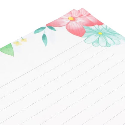 MOUYAT 500 Sheets A4 Stationery Writing Paper, 8.5" x 11" Letter Size Unpunched Ruled Filler Paper, Loose-Leaf Line for Office