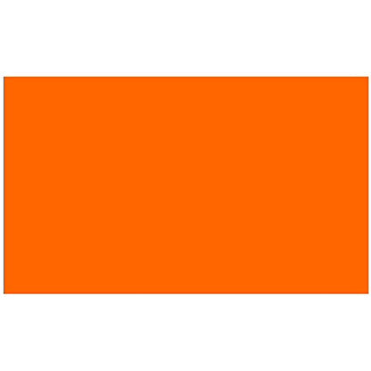 Colonial Cards: 150 Color Cardstock 3" x 5" Index Cards, Orange, Unruled - color: orange