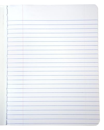 School Smart Hard Cover Ruled Composition Book, 9-3/4 x 7-1/2 Inches, 100 Sheets