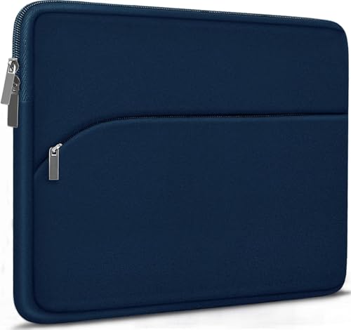 Laptop Sleeve Case 15.6 inch, Durable Portable Monitor Protective Cover with Front Pocket, Traveling Laptop Case Compatible for HP, Dell, Asus, Lenovo, Deep Blue - color: Deep Blue, size: 15.6 inch