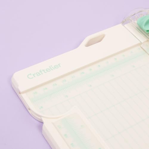 Craftelier - Paper Trimmer and Score Board for Paper Crafts | Scrapbooking Trimmer Tool | Card Making, Small Business Essentials | Size 15.35 x 16.93 inches - size: 15.35 x 16.93 inches