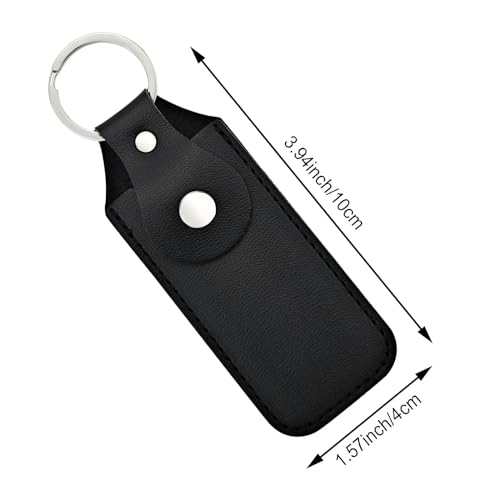 4PCS Flash Drive Case, Leather Storage Cases, Leather Cover for Flash Drive Holder Case and Easy Storage (Style 1) - color: black