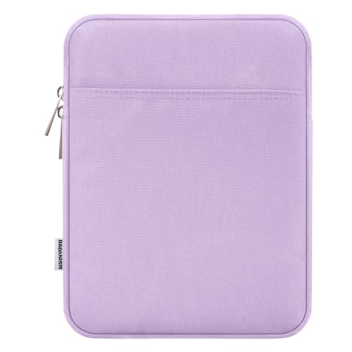 Dadanism 9-11" Tablet Sleeve Bag Carrying Case for iPad (A16) 11th Gen 11", iPad 10th Gen 10.9" Air 5/4, iPad Air/Pro 11", iPad 9/8/7th 10.2", Galaxy Tab A11+ Plus 11"/S9 FE, Tab M11 11",Grey Purple - color: Grey Purple, size: 9-11 inch