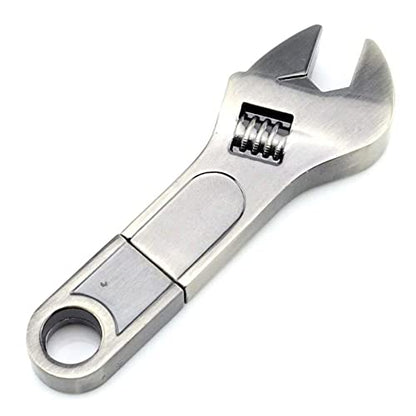 AreTop Novelty Flash Drive 32GB, USB2.0 Miniature Spanner Shape Cute USB Flash Drive Thumb Drives Cool Memory Stick Pen Drive Gift for Collegue Students Kids Children Employees Present - size: 32GB, style: Spanner