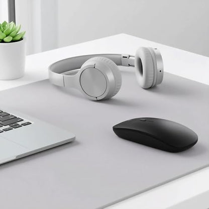 Portable Wireless Mouse for Laptop, PC, MacBook, Desktop, 2023 Version 2.4G Computer Optical/Ergonomic Mouse 6 Buttons, 800/1200/1600 DPI, with USB Receiver - Black - color: BLACK1