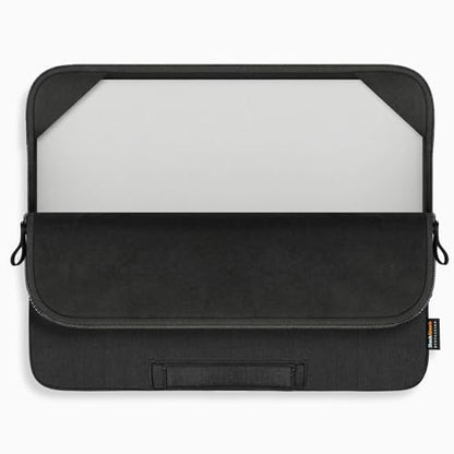 15.6-16 inch Laptop Sleeve Case Protective Briefcase Notebook Computer Bag | Waterproof Polyester, Fits Most Laptop Models, Shockproof Interior, Smooth Zippers, Slim Profile - color: Black, size: 16inch