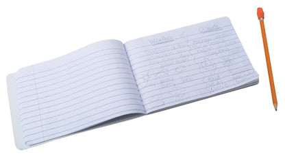 PACON PMMK37090 Pacon Junior Composition Book, 5 x 7-1/2 Inches, 3/8 Inch Ruled, 100 Sheets - size: 1 Count (Pack of 1)