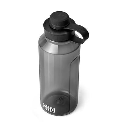 YETI Yonder Water Bottle with Yonder Tether Cap, Lightweight, Leakproof and BPA-Free - color: Charcoal, size: 50 Ounces