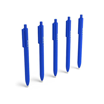 TRU RED Retractable Gel Pens, Medium Point 0.7mm, Blue Ink, 15 Pack – Quick‑Dry Pens for Smear‑Free Writing - color: Blue, size: 1 Count (Pack of 15), style: Medium Point