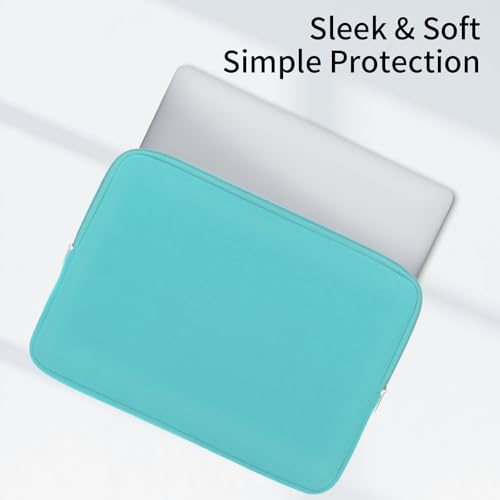 RAINYEAR Laptop Sleeve Case Compatible with 13.3 Inch Notebook Computer Chromebook 14" MacBook Pro/Max M1 M2 M3 M4 M5 Soft Bag Protective Cover with Accessories Pouch (Blue, Upgraded Version) - color: Blue(upgraded Version), size: 13"-13.3"