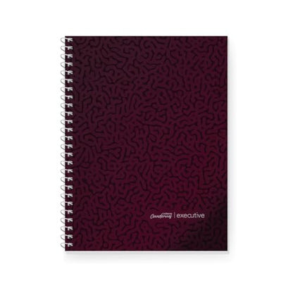 Executive Premium Spiral Notebook, 8.5 x 11.5 in, 84 College Ruled Sheets, Sustainable Sugarcane Paper, Durable Poly Cover, Lay-Flat Binding, Microperforated Pages for Professional & School Use (3-Pack (Black/Blue/Burgundy)) - color: 3-Pack (Black/Blue/Bu