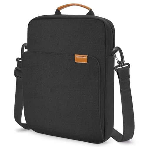 KIZUNA Tablet Sleeve Case 10 Inch Shoulder Bag for 11" iPad Pro M4 M2/11 10.5" 10.9" iPad Air M2/ 10.9" iPad 10 9 8/10" Surface Go 3/ Samsung Galaxy Tab A8/10.5" Galaxy Tab S6,Black - color: Black, size: 9.7-10.5 Inch / 10.5" 11" iPad Pro