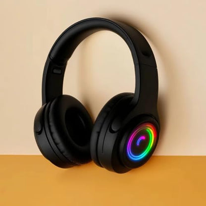 Bluetooth Headphones Over Ear,Wireless Headphones Low Latency, Hands-Free Calls, Noise Reduction Headphones Deep Bass, HiFi Stereo Foldable Headset for Sports Travel Cellphone Tablet Office