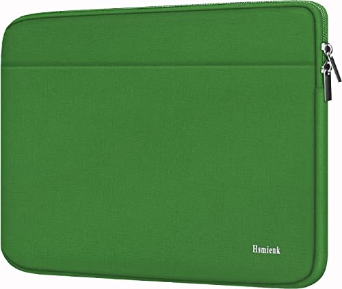 Laptop Sleeve 17 Inch, Shockproof Protective Notebook Case with Accessory Pocket, Briefcase Carrying Bag Compatible with 17-17.3 Inch Laptop, Computer, Notebook, Green - color: Green, size: 17 Inch