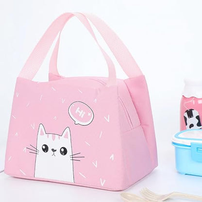 Lunch Bags Tote Cooler Bag Insulated Reusable Lunch Tote Bags Cartoon Portable Lunch Box Bag for Work Office Picnic Beach (Panda) - color: Panda