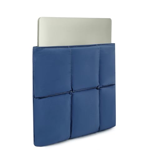KAYOND Puffy Laptop Sleeve 15inch 16 inch, Pillow Shape Laptop Sleeve, Compatible MacBook Air 15 in M4 2025 & MacBook Pro 16 in M4 2024,Blue - color: Blue, size: For 15"-16" MBA/MAP M4 M3 M2 M1