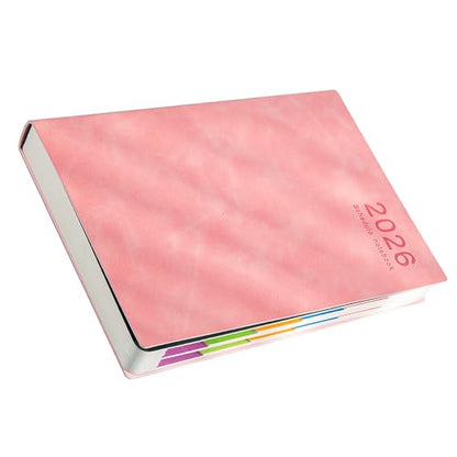 2026 Day Planner 2026 Leather Academic Journal Notebook with 360 Pages Lined for Men Women Daily Scheduling Planning Student Study Schedule Organiser - color: B