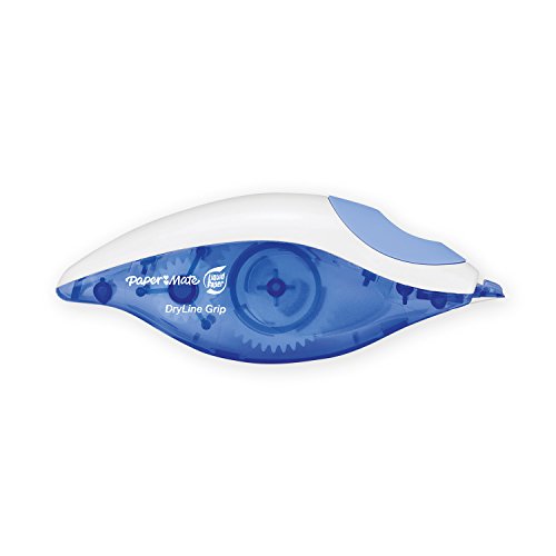 Paper Mate Liquid Paper DryLine Grip Correction Tape | Pink & Blue | 2 Count