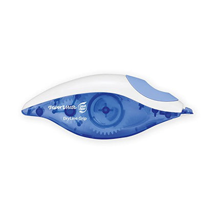 Paper Mate Liquid Paper DryLine Grip Correction Tape | Pink & Blue | 2 Count