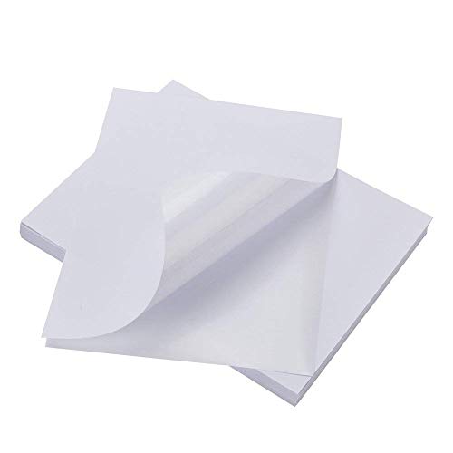 BESTEASY Sticker Paper 8.5" x 11" Full Sheet Label Stickers for Laser & Inkjet Printers, Self-Adhesive Paper Shipping Labels (2000 Sheets,2000 Labels) - size: 2000 sheets, style: 1 up-8.5"x11"